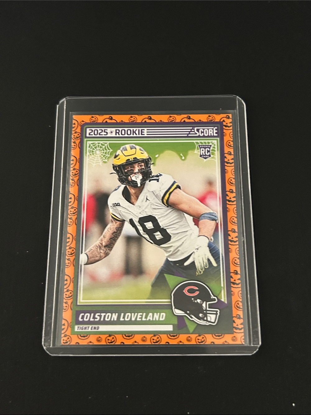 Colston Loveland Panini Rookie Football Card Chicago Bears